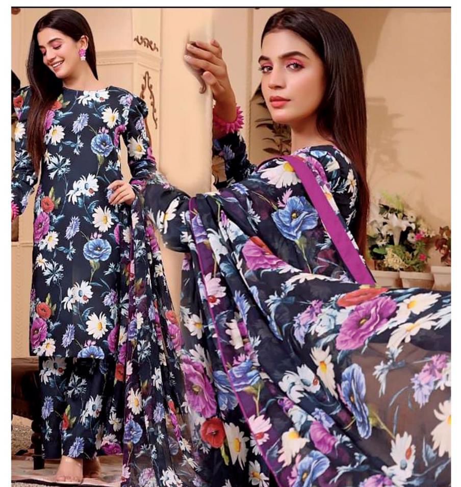 LAWN with Organza Digital Duppatta COLLECTION